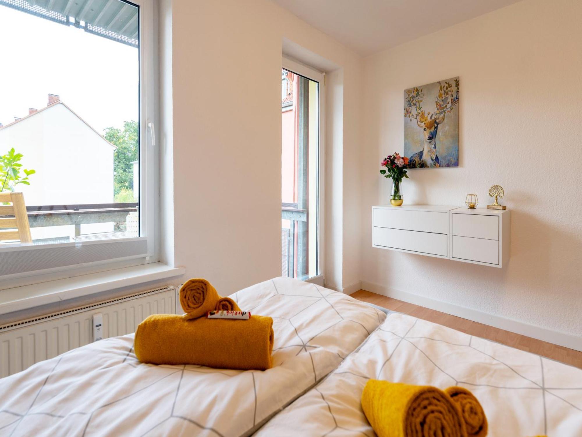 Schlosskoenig - Modernes & Zentrales Apartment Mit Balkon Und Arbeitsplatz Schwerin  Exterior foto